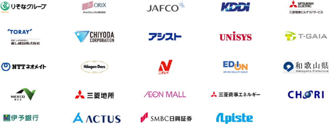 は業種や企業規模に関わらず、多くの企業の働き方を支援しています